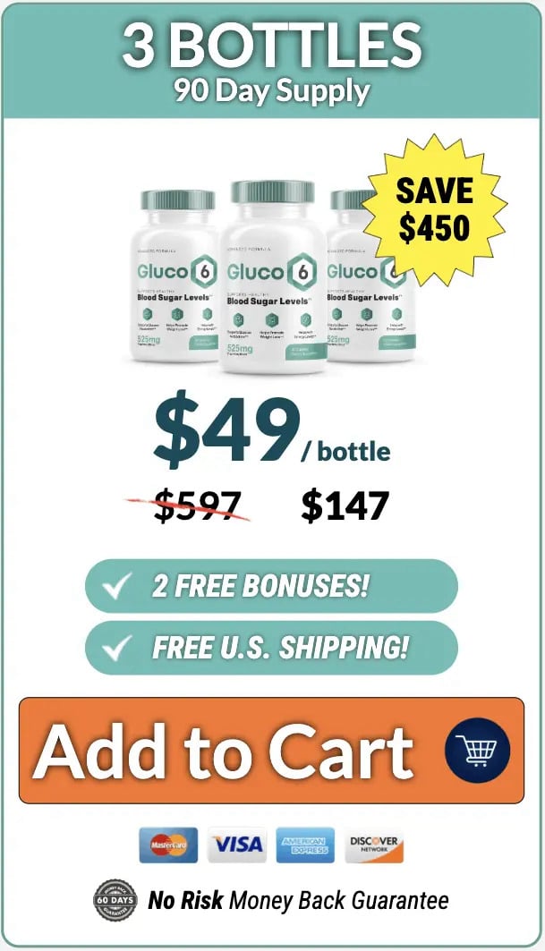 gluco6 3 bottle